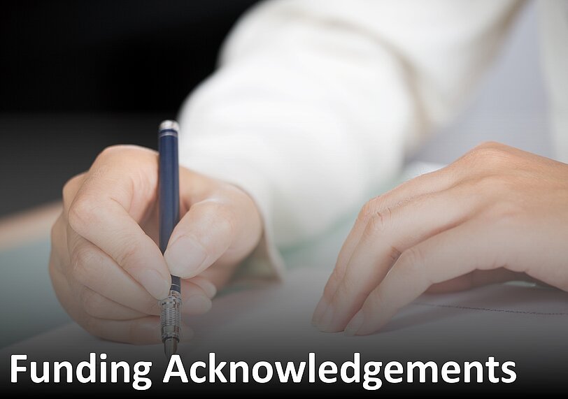 [Translate to Englisch:] Funding Acknowledgements (Navigation)