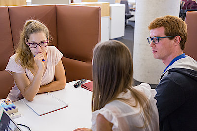 Arbeitsgruppe im Parlatorium