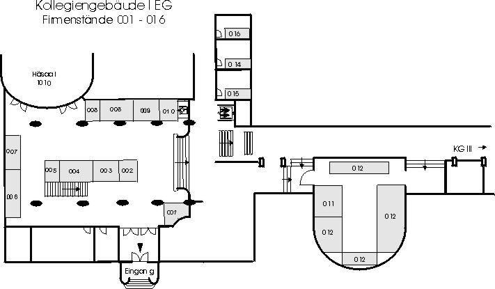 Plan des EG im KG I