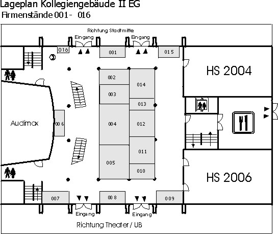 Plan des EG im KG II