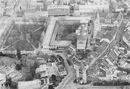 Flugaufnahme Kollegienhaus der Universität